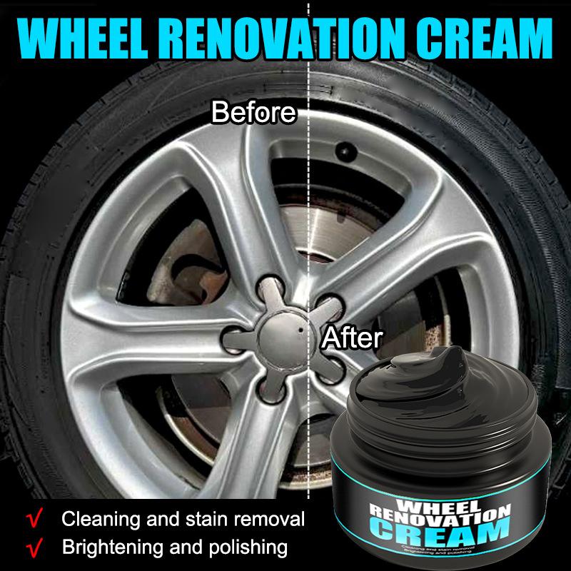 

Tire Shine Paste Restores New Black Color Lasting Protection Of Car Rubber Parts Shine Paste Polishes Car Tires Shine Car Tires 50 ML