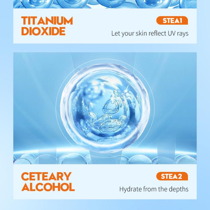 Men's Sunscreen SADOER Whitening Sunscreen UV Refreshing Sunscreen