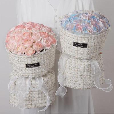 Dea Giorno Ghiaccio Tritato Blu Bouquet di Rose per le Madri
