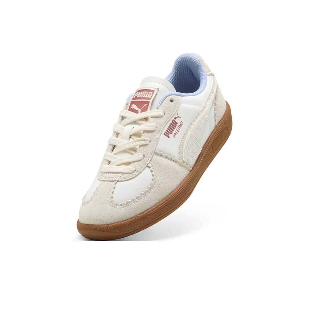 Puma Palermo Comfortable Versatile Low-Top Casual Shoes Women Sneaker Off-White 402571-01