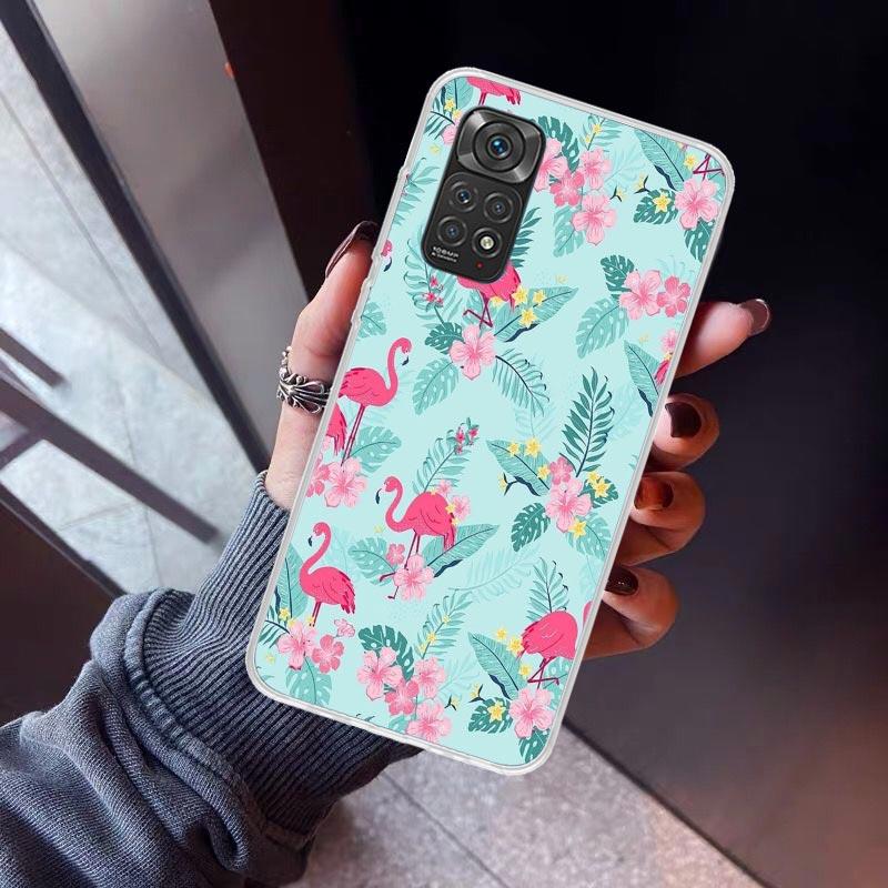 Pink Red Flamingo Phone Case For Xiaomi Redmi Note 15 14 14S 13 12S 12 Pro Plus 11S 11 10S 10 4G Cover 11E 11T 5G Print Fundas R