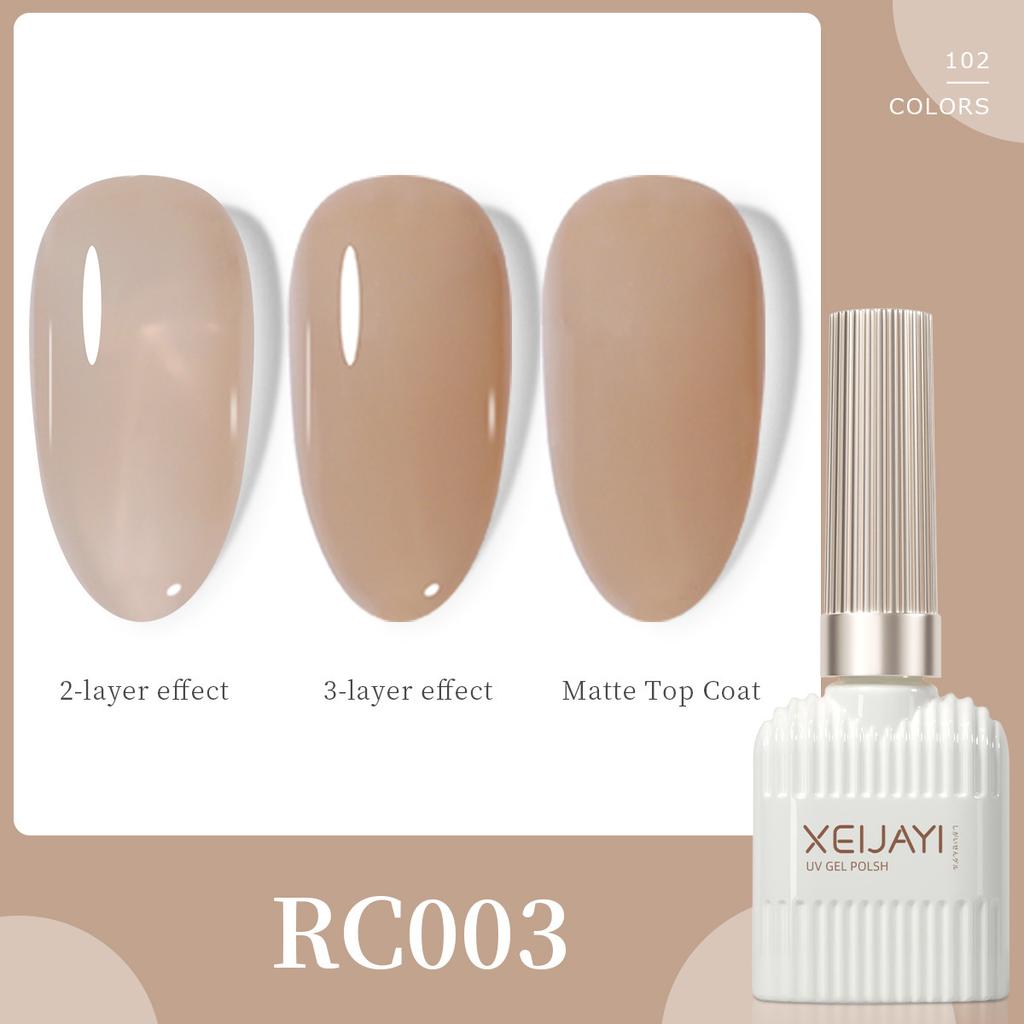 New Trendy 102 Colors of Long-lasting Gel Nail Polish for Women, Suitable for Professional Nail Salons.