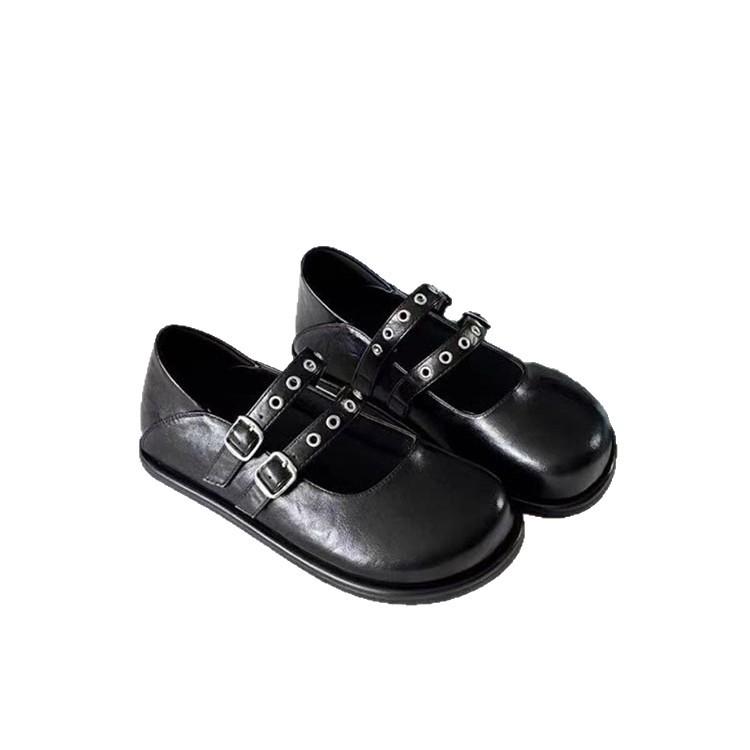 Multi-colored Mary Jane Flat-soled Single Shoes Are Anti-foot Shoes, Soft Leather Heels Can Be Stepped On, Shoes 2025 Early Autumn New Models