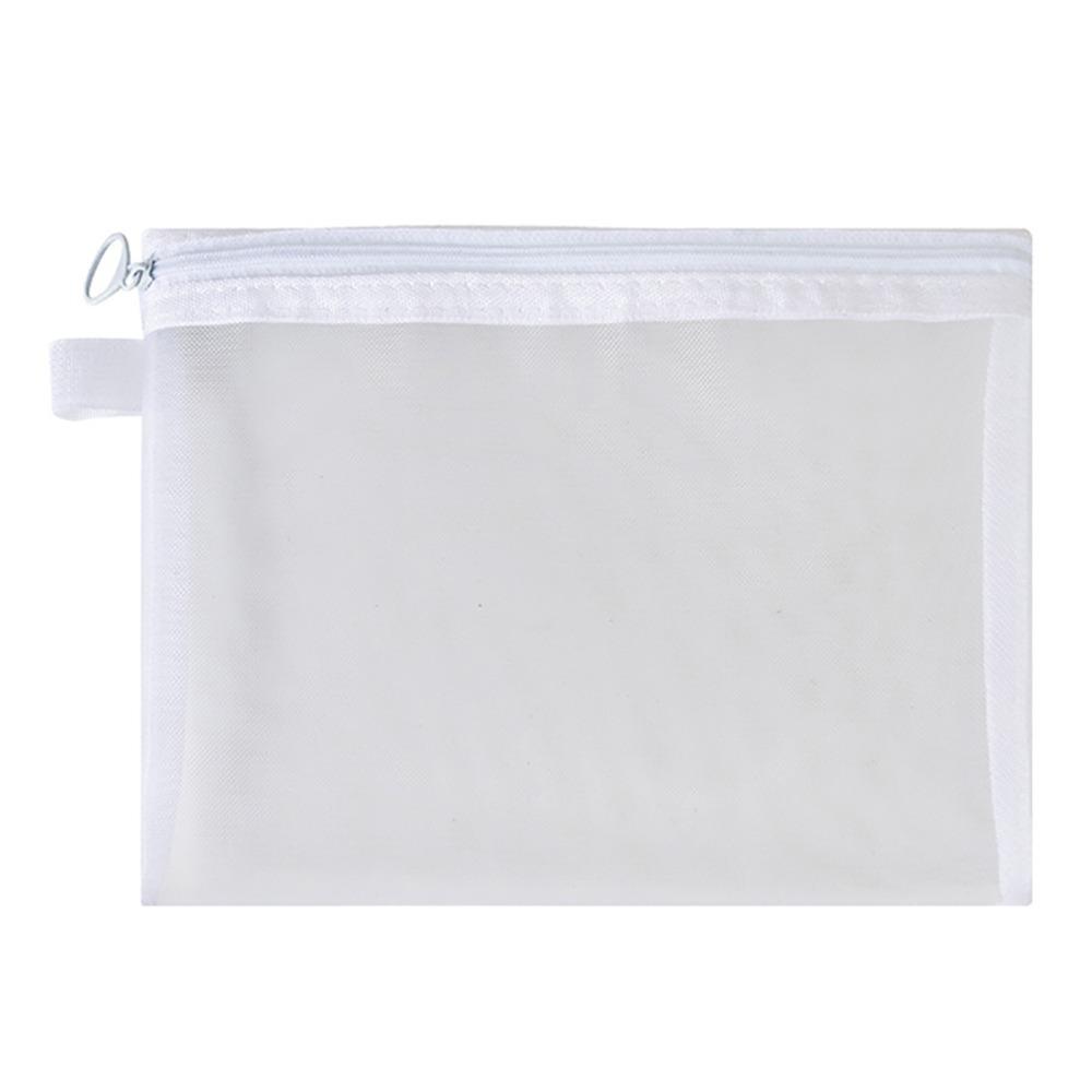 

Прозрачный чехол для косметики Сетчатый мешочек для хранения косметики Косметические принадлежности Косметические сумки для путешествий White 23.5X18CM