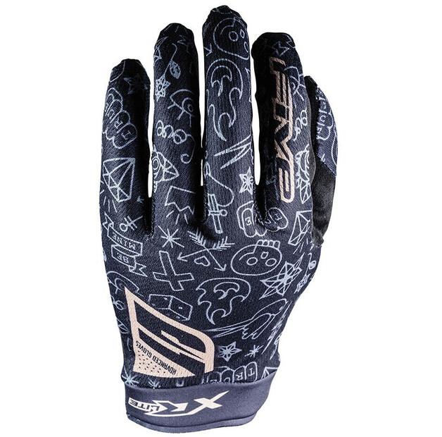 Велоперчатки Five Gloves Xr Lite Tattoo (черный)
