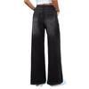 Women Wide Leg Relaxed Fit Denim Trousers Casual High Waisted Straight Pants Jeans