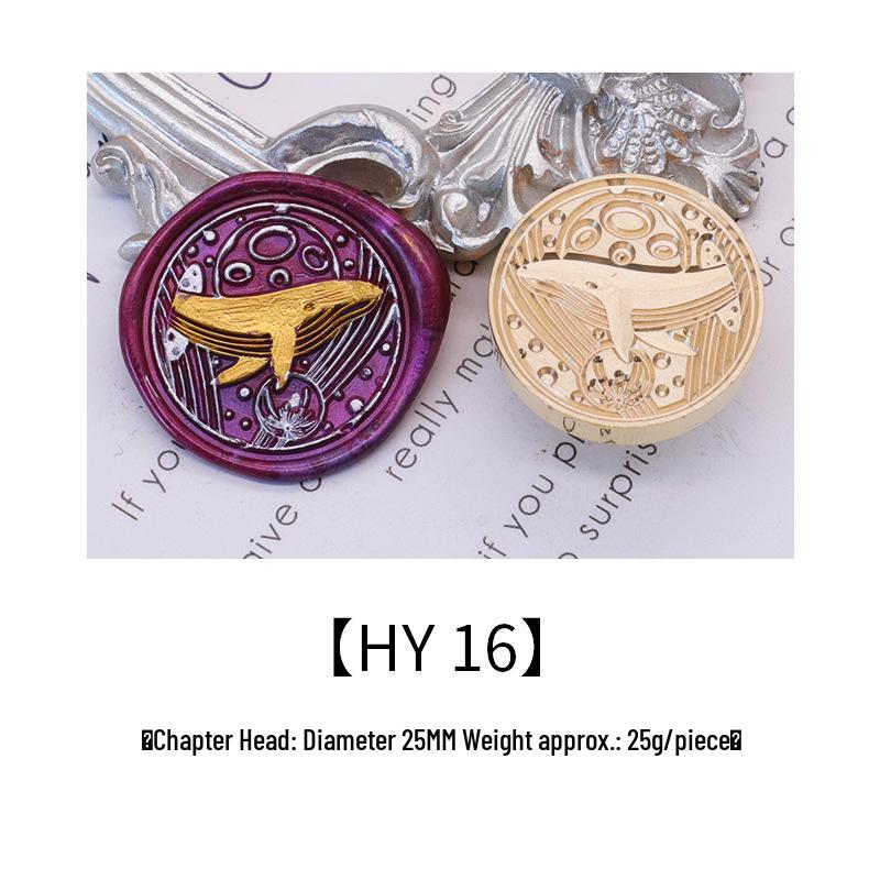 Ocean Series Wax Seal Stamp: Mermaid, Begonia, Whale