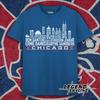 Chicago Baseball Greatest Of All Time Team Legends, Chicago City Skyline Shirt and Kids Tshirt
