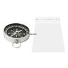 Outdoor Mini Aluminum Alloy Compass with Keyring - English North Pointing