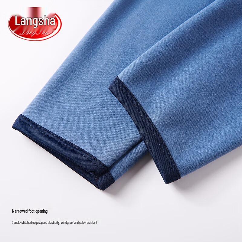 LangSha Kids' Thickened Plush Thermal Underwear Set