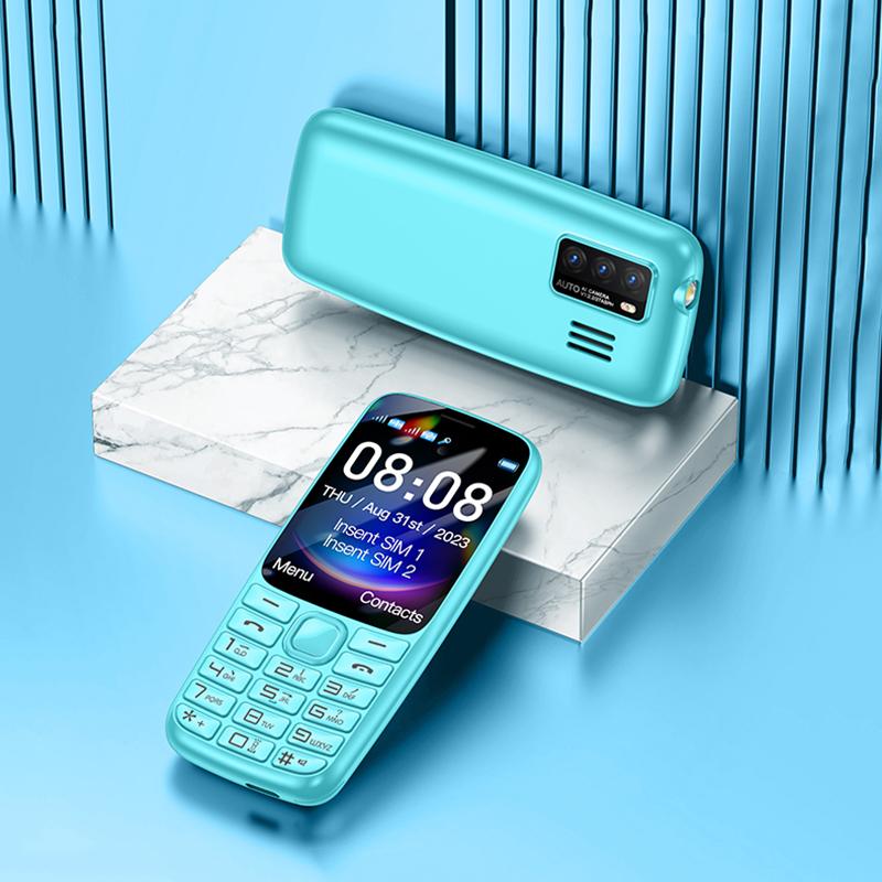 Nowy telefon C99 2G Mini z funkcjami, ekran 2,4 cala 240x320, Dual SIM Dual Standby, latarka, multimedia, Type-C, mały telefon komórkowy dla seniorów lub studentów