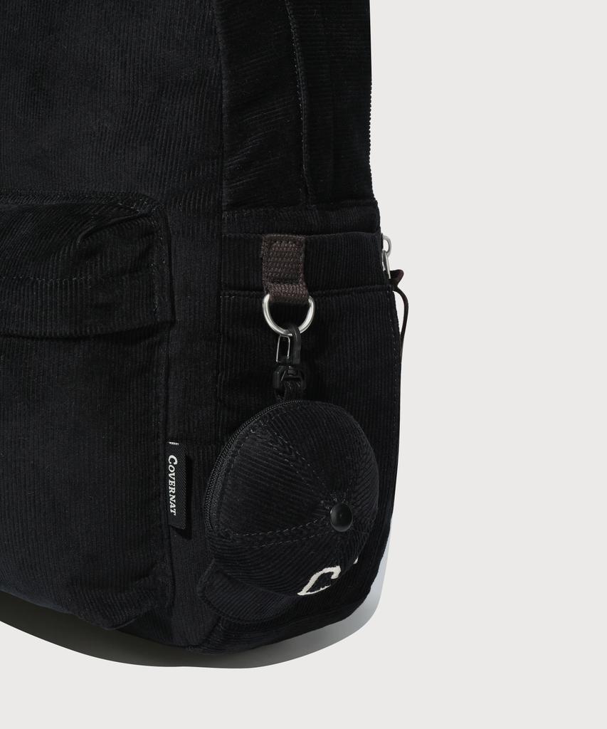 COVERNAT C-Logo Corduroy Backpack Black