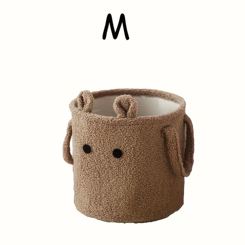 Thick Plush Cartoon Storage Bin Large Capacity Kids Toy Blocks Organizer Multifunctional Laundry Basket коричневый 8480₽