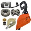 Chain Brake Sprocket Cover Clutch Drum Oil Pump Kit For Husqvarna 136 137 141 142 Chainsaw Handle Guard Worm Gear Bar Plate