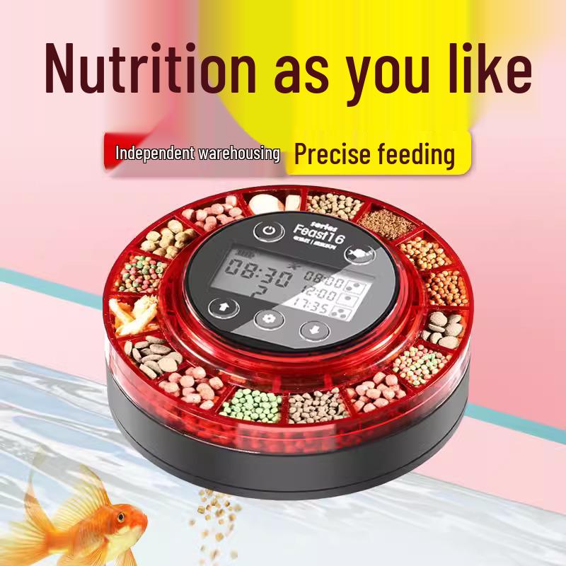 Old Fisherman's Automatic Fish Tank Feeder for Koi, Arowana, and Turtles