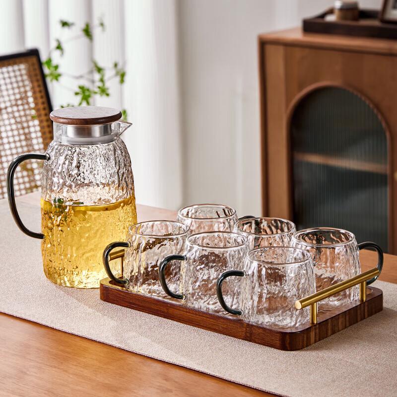 Zhuopu Glacier Style High Borosilicate Glass Tea Set
