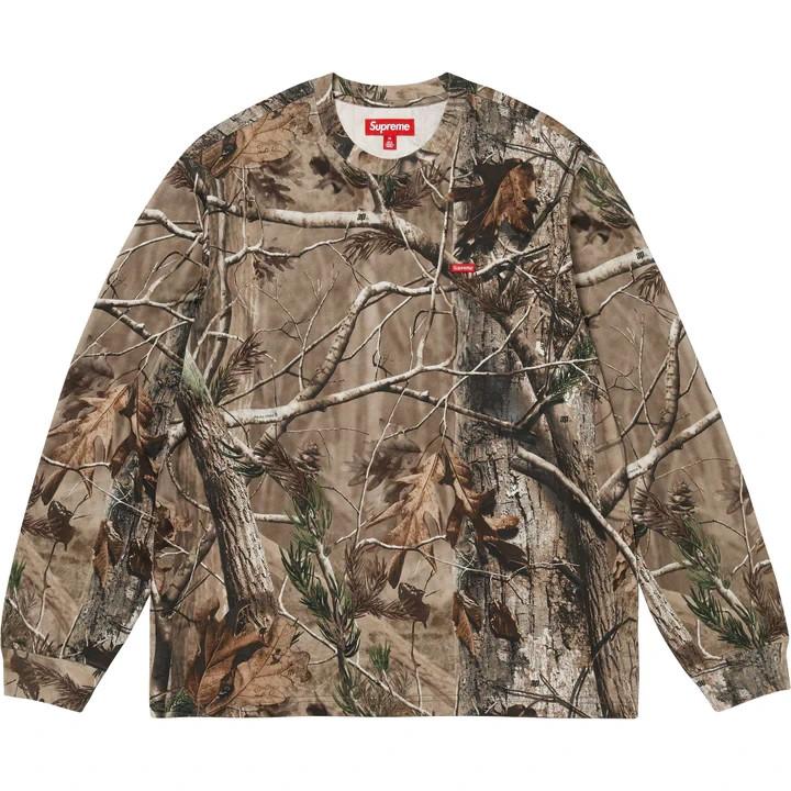 Supreme Small Box L/S Tee Realtree AP Camo M
