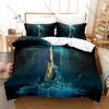 Glowing Magic Fantasy Portal Interdimensional Gate HD Print Bedding Set Duvet Cover + 2 Pillowcases Polyester Game Room Decor