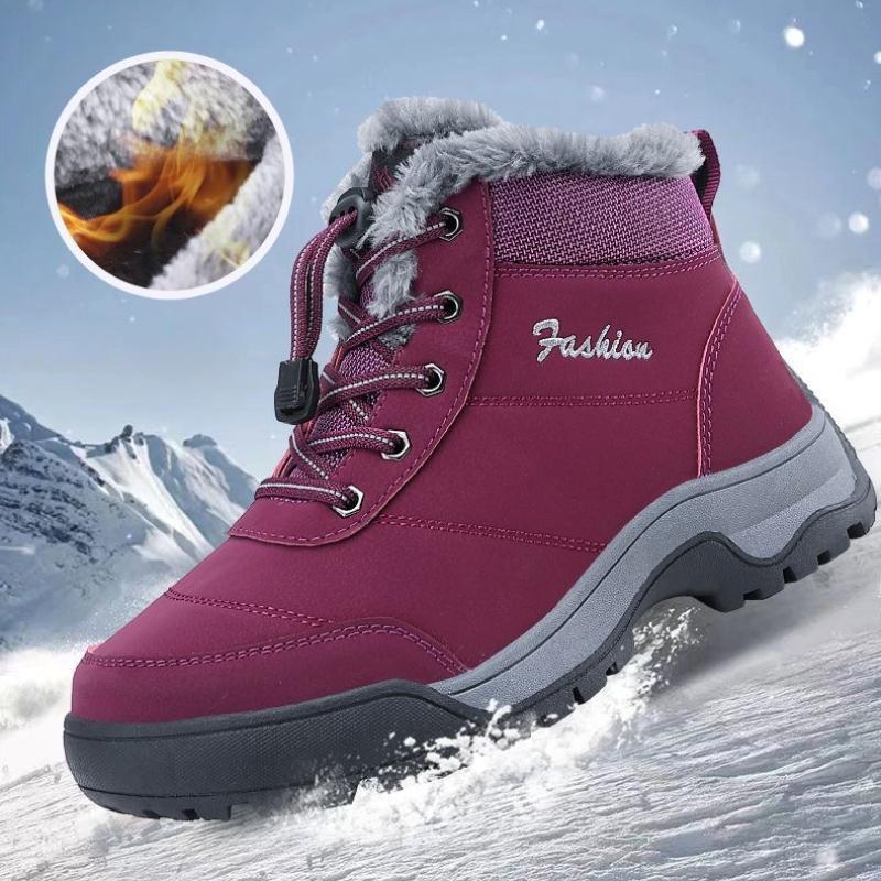 Warm Fur Lightweight Cotton Shoes Men Walking Footwear Male Winter Shoes Sneakers