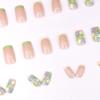 Multicolor Floral Square Manicure In Fresh Pastoral Style