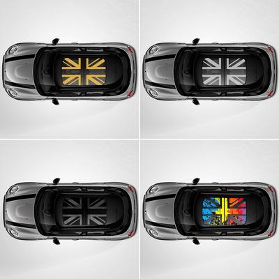 עבור MINI Cooper E J01 EV חשמלי 2025 מדבקות גג שמש לרכב, יריעת חלון גג, מדבקת הגנה מפני שמש ויניל, מדבקת רכב