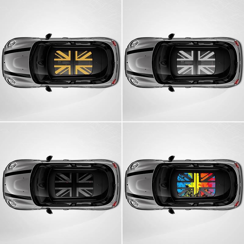 For MINI Cooper E J01 EV Electric 2025 Car Sunroof Stickers Roof Window Film Vinyl Sunshade Sticker Auto Decal