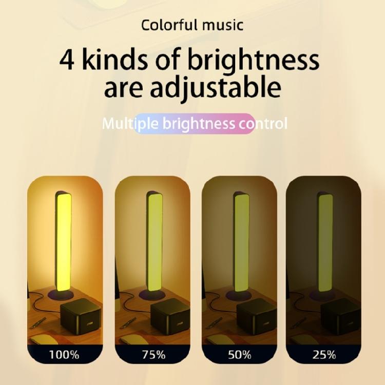 MultiColor Music LED Light Bar USB Power Light With Remote Connectivity For Gaming Room Decors Car Ambients Lighting