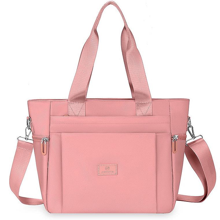 Women’s Large Capacity Nylon Tote Bag Waterproof Shoulder Handbag Casual Crossbody Bag Multi Pocket Travel Work Shopping Purse