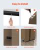 Bypass Door Hardware 4ft Bypass Closet Door Track Kit for 2 Door System