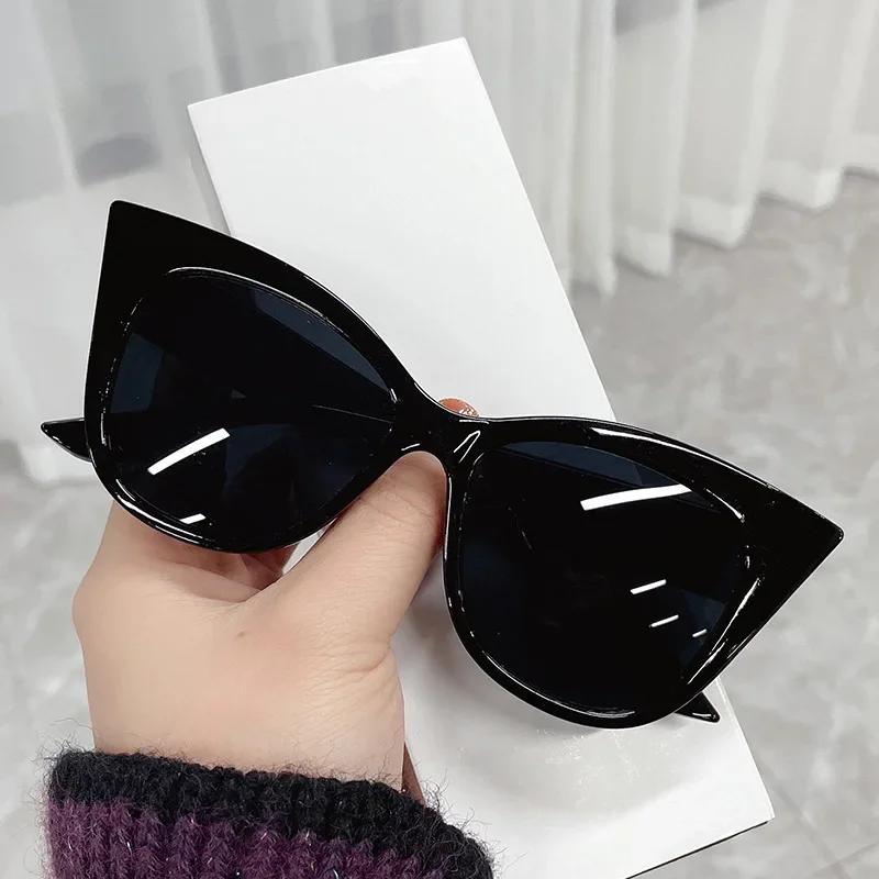 Fashion Cat Eye Sunglasses Women Vintage Oversized Gradient Sun Glasses Shades Female Luxury Designer UV400 Sunglass
