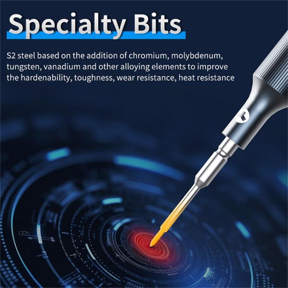 JITONGXUE JT-87 S2 Staal Antislip Precisieschroevendraaier voor Elektronica Reparatie