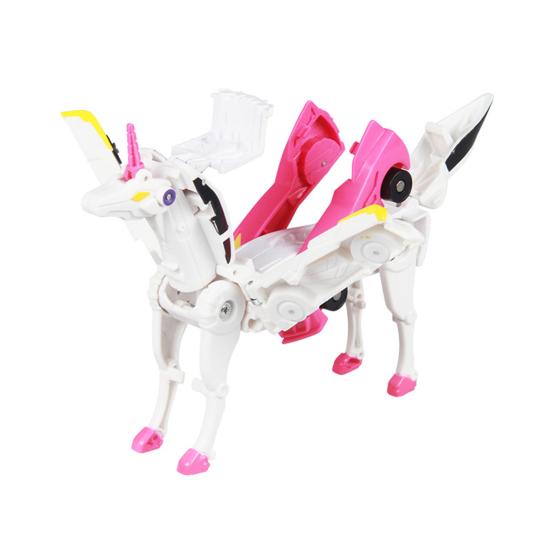 2Pcs/Set Transformable Flying Horse Car Toy Collision Deformation 2-In-1 Mini Vehicle Educational Transforming