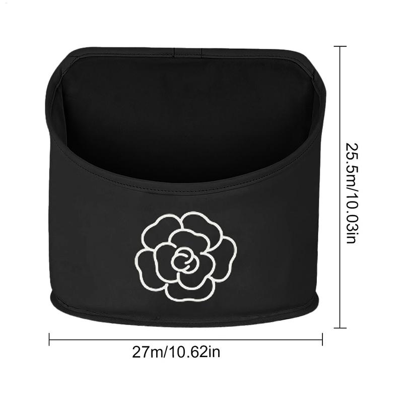 Between Seat Purse Holder Car Console Organizer Holder PU Leather Dog Pet Barrier Multifunctional Bag For Snack Phone Document