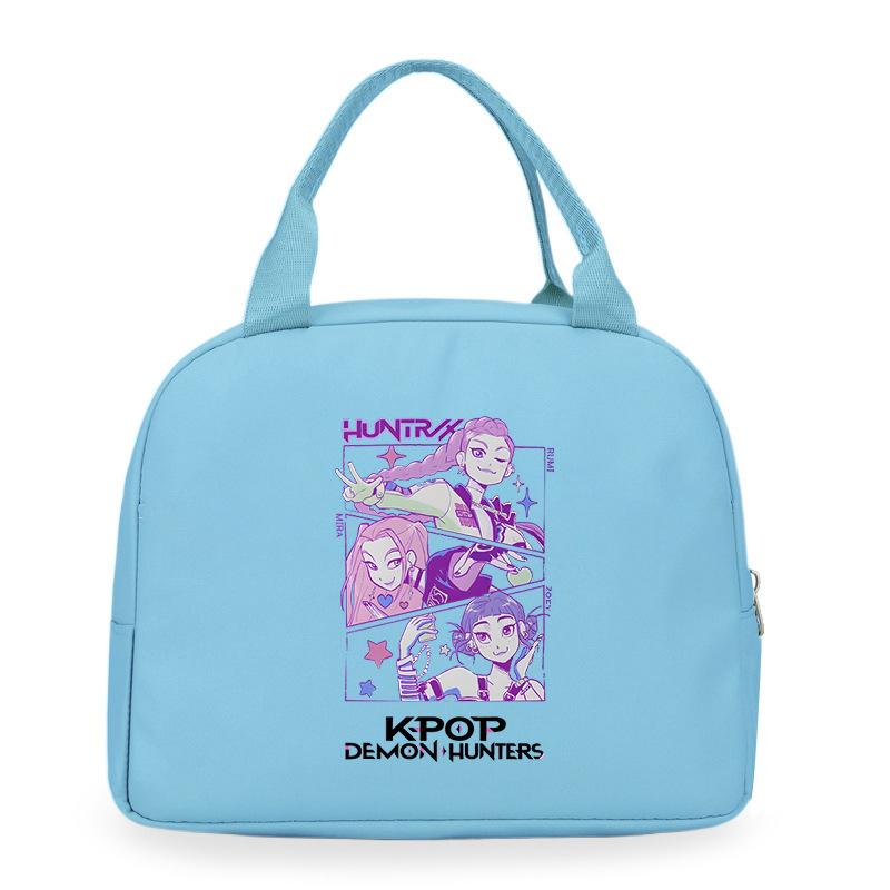 Cartoon Animation Academy Meal Bag Student Thermal Insulation Lunch Box Bag Office Workers Handheld Bento Bag