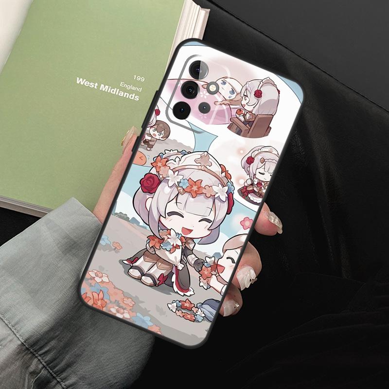 Genshin Impact Chibi For Samsung Galaxy A16 A06 A56 A36 A26 A05 A22 A32 A52 A54 A34 A14 A55 A15 A53 A33 A35 Case