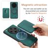 For Oppo Find X8 Ultra 5G Magnetic Case Leather Back Cover with Detachable Card Holder