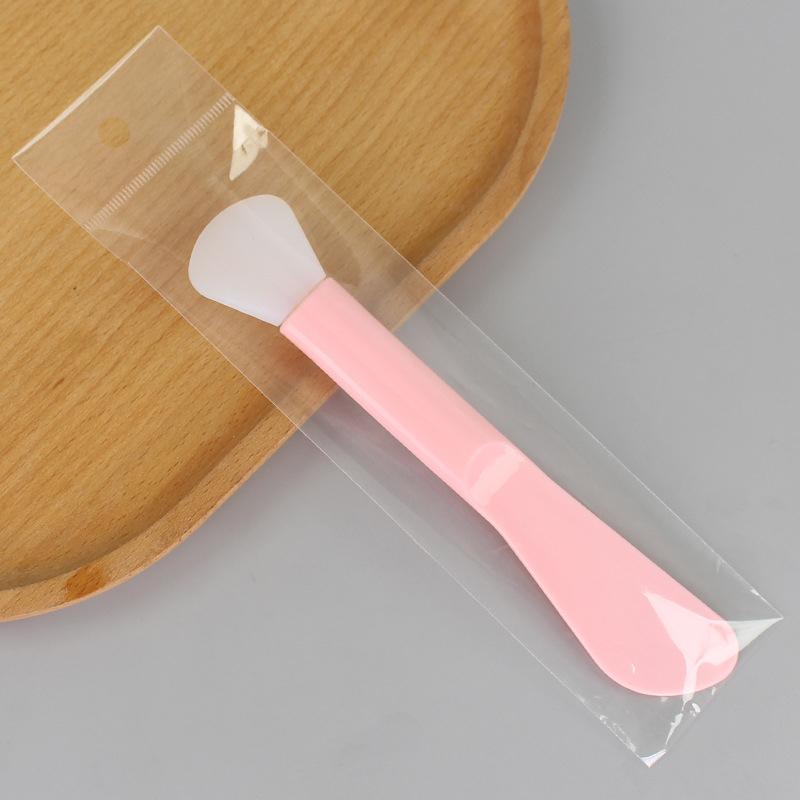 Double-Ended Silicone Mask Brush Mixing Stick Mask Scraper Soft-Tipped Spa Tool Makeup Brush