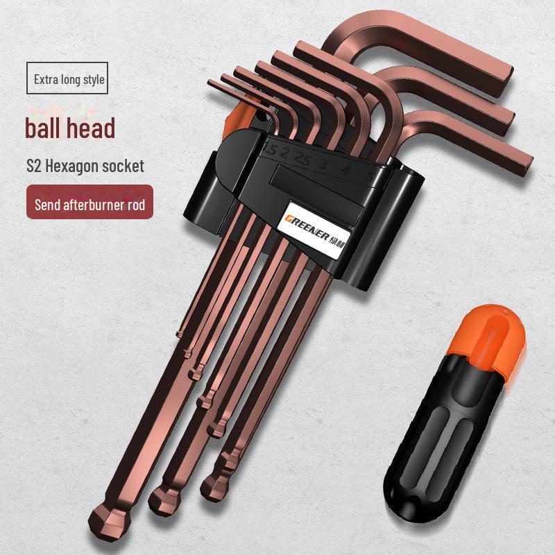 Green Forest Universal 6-Sided Hex Wrench and Screwdriver Set