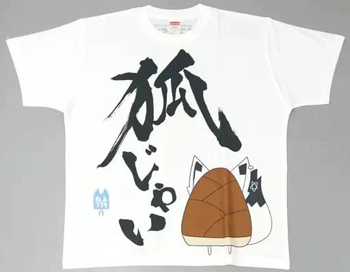 Shirakami Fubuki Fox Full Graphic T-shirt White L Size 70cm L