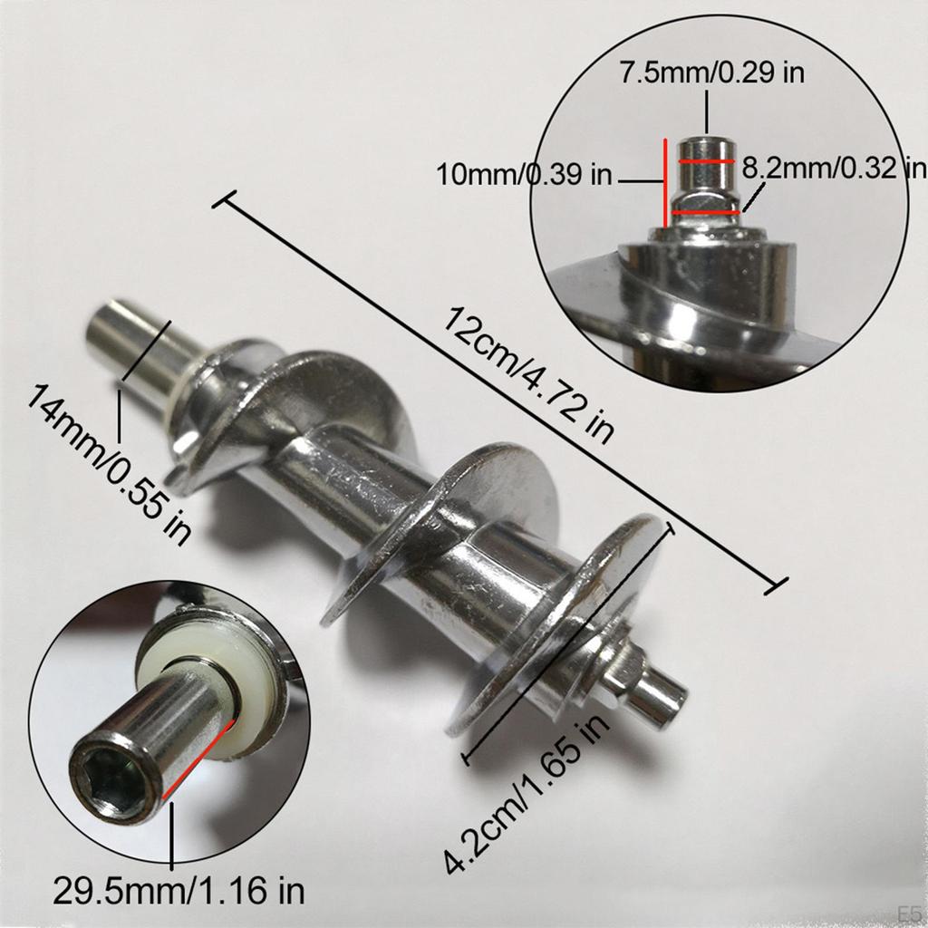 Durable Meat Grinder Screw Auger Replacement Attachment for MG1300