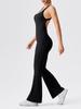 Europäischer & Amerikanischer Sexy Rückenfreier Camisole Jumpsuit – Damen Micro Flare Lange Hosen, Po-Hebend, Formgebender Yoga Fitness Anzug