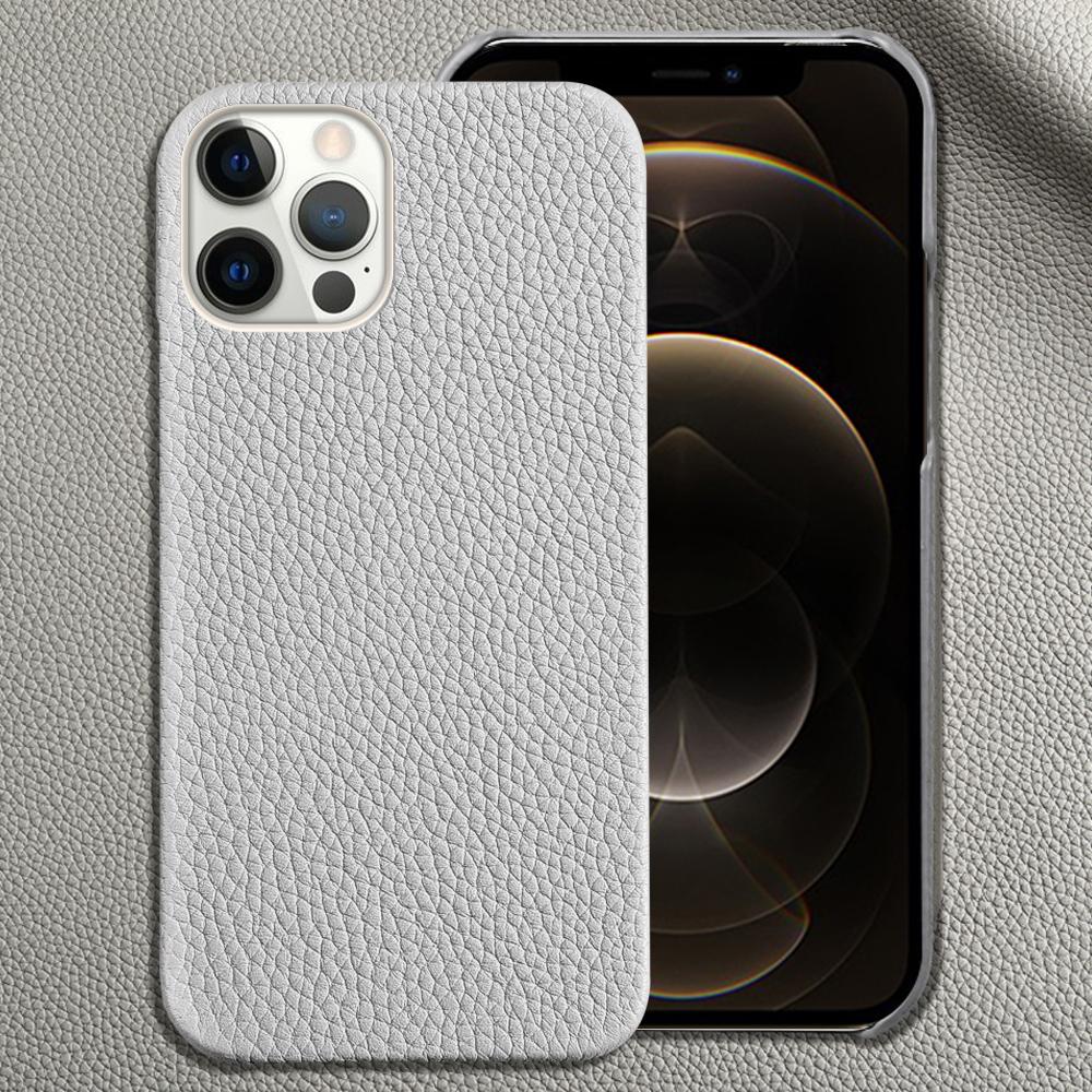 Genuine Cow Leather Phone Case for Apple iPhone 15 13 14 Pro Max 15Pro 14Pro 13Pro 12ProMax Shockproof Protector Back Cover