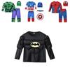 Spider Man Captain America Hulk Batman Superman Kinderen Cosplay Kostuum Set Met Polyester En Spandex Voor Halloween En Podiumshows