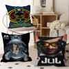 Hot Rapper Jul Inarretable Maple Design Cushion Cover Happy Autumn Harvest Decor Holiday Decorati Pillow Cover