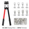 Crimping Pliers Tube Terminal Crimper Hex Crimp Tool Multitool Battery Cable Lug Cable Hand Tools HX-50B 6-50mm² AWG 10-0