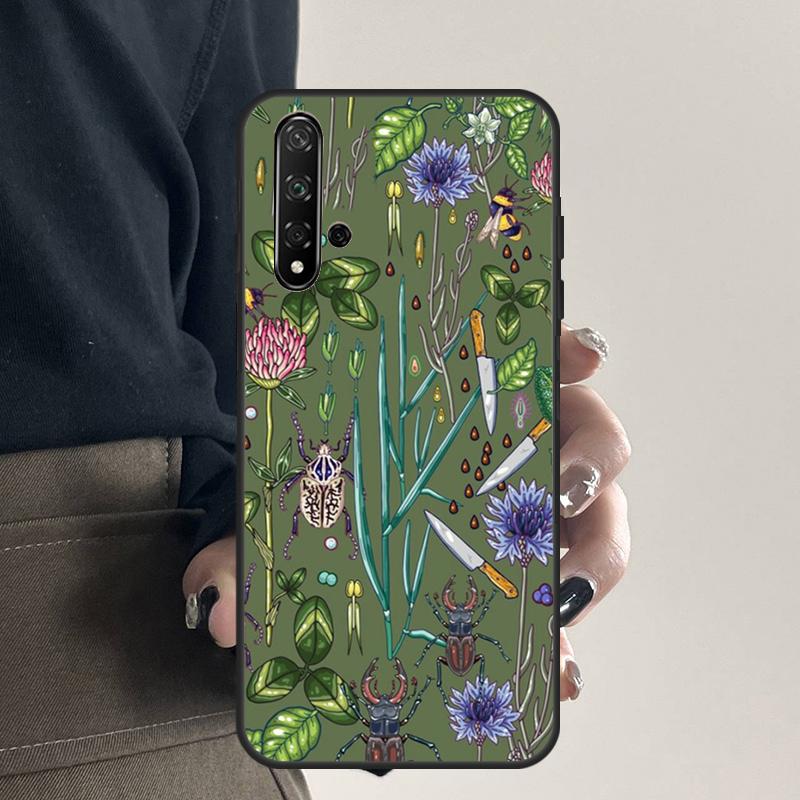 

Midsummer bee garden honey For Huawei Nova 12s 12i 11i 7i 8i 9 10 SE Y91 Y90 Y60 Y70 Y72 Y61 P60 Pro P30 P40 Lite Case Huawei Nova 11i