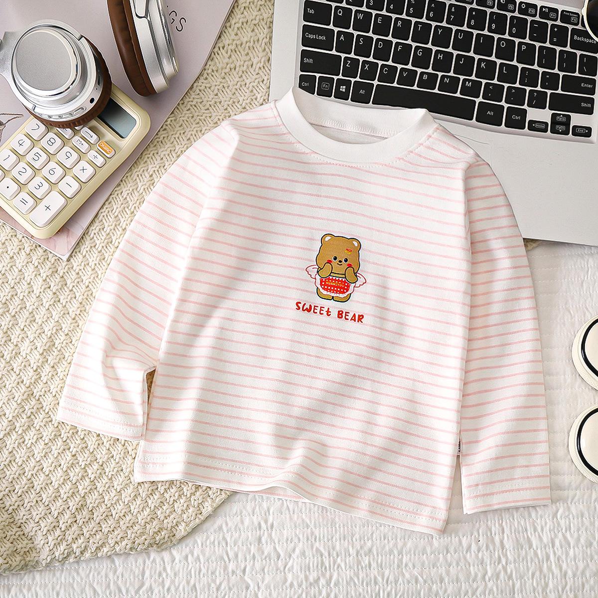 

Детская одежда Футболка для мальчиков и девочек Детская одежда с рисунком Топы с длинным рукавом Детская одежда Осень-зима Хлопковая толстовка с принтом 90cm