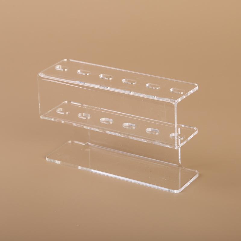 6 8 Holes Eyelash Tweezers Storage Rack Convenient Cosmetics Accessories Makeup Tools Holder Acrylic Nail Tools Organizer