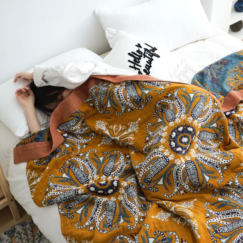GPPNKC Summer Five-Layer Towel Blanket