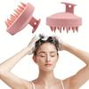 Scalp Massaging Hair Washing Tool, Silicone Comb for Shampooing, Head Massager Brush.